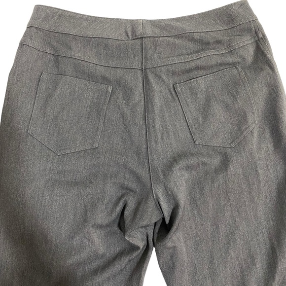 ST. JOHN Pants NEW Strait Leg Size 4 Charcoal Gray Stretch Trouser - Picture 6 of 17